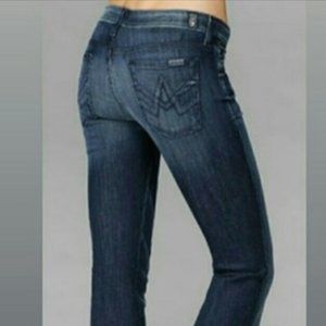 7 FOR ALL MANKIND The Lexie Petite ‘A’ Pocket Bootcut Flare Jeans